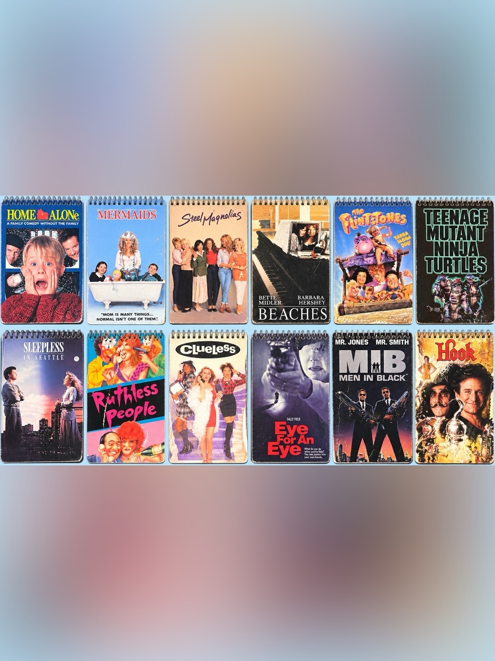 Vintage 80s & 90s 4x6 VHS Notepads